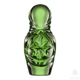 Brass 9892 Ручка "Матрёшка" Хрусталь, серия "Вдохновлённые Россией", Бутылочный