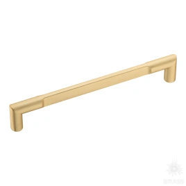 Brass Ручка скоба 8901 0160 Elmira Titanyum Sari брашированное золото 160 мм