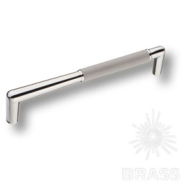 Brass Ручка скоба эксклюзивная коллекция 15.189.160.07 body grey matt  глянцевый хром 160 мм