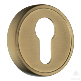Brass Накладка с цилиндрическим отверстием для ключа RO14Y GB ROSET матовая латунь
