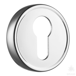 Brass Накладка с цилиндрическим отверстием для ключа RO14Y CR ROSET глянцевый хром