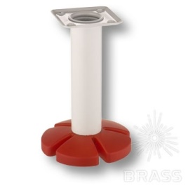 Brass Опора мебельная детская коллекция KBA-6002-0150-H71-H74 серебристый 150 мм