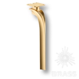Brass Опора мебельная 2390 0400 Gold Varak CRUZ матовое золото 400 мм