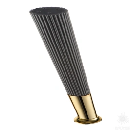 Brass Опора мебельная SUIT 3510 0160 Matt Fume/Metalized Gold матовый серый/глянцевое золото 160 мм