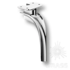 Brass Опора мебельная 2390 0210 Chrome CRUZ глянцевый хром 210 мм