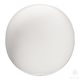 Brass Ручка кнопка 9819 T WHITE белый