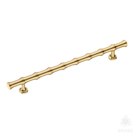Brass Ручка скоба 9244 0224 GL-GL глянцевое золото 224 мм