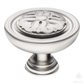 Brass Ручка кнопка BU 009.50.29 сатинированный никель