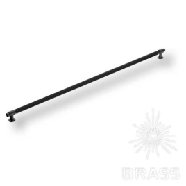 Brass Ручка рейлинг 9380 0640 AL6-AL6 черный 640 мм