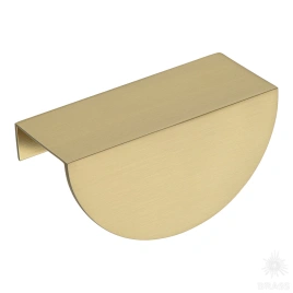 Brass Ручка торцевая 1233-64-Champagne Gold матовая латунь 64 мм