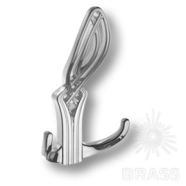 Brass Крючок мебельный трёхрожковый 748MP02 глянцевый хром
