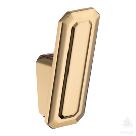 Brass Крючок мебельный однорожковый 7101 010MP11 глянцевое золото