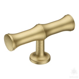 Brass Ручка кнопка 9244 0008 ELX5-ELX5 брашированная латунь