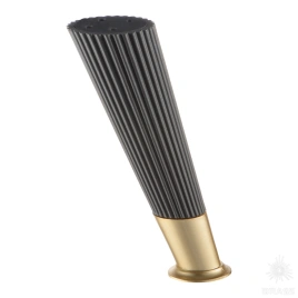 Brass Опора мебельная SUIT 3510 0160 Matt Fume/Gold Varak матовый серый/матовое золото 160 мм          /глянцевое золото 160 мм