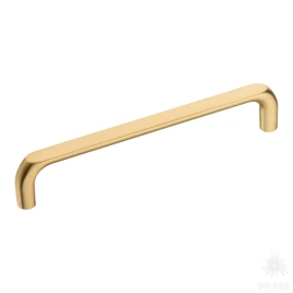 Brass Ручка скоба 395-160-Matt Gold сатинированное золото 160 мм