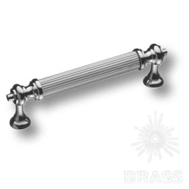 Brass Ручка скоба 2512-005-96 латунь глянцевый хром 96 мм