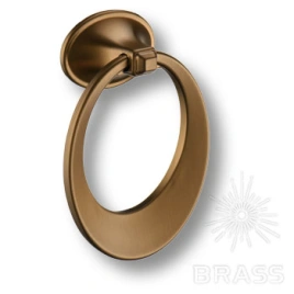 Brass Ручка кольцо 906-Bronze бронза