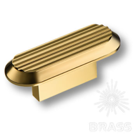 Brass Ручка кнопка 9006 0016 GL глянцевое золото 16 мм