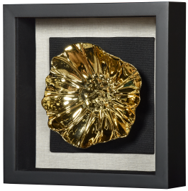 Панно "Геральдика. Маргаритка" золото