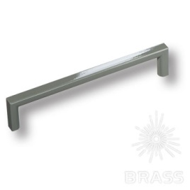 Brass Ручка скоба 6765-583 GREEN BRIGHT глянцевый зеленый 128 мм