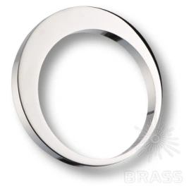 Brass Ручка кольцо 6530 0080 CR глянцевый хром 32 мм