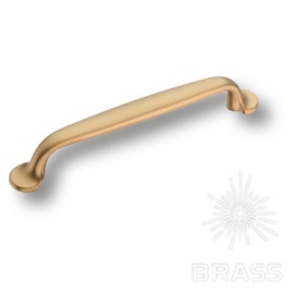 Brass Ручка скоба 7031-020 матовая латунь 128 мм