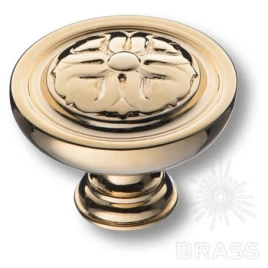 Brass Ручка кнопка BU 009.50.19 глянцевое золото