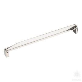 Brass Ручка скоба 2549-080-256 глянцевый никель