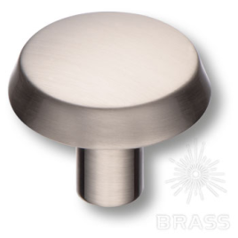 Brass Ручка кнопка 90-Inox никель