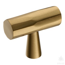 Brass Ручка кнопка 07145-011 сатинированная латунь