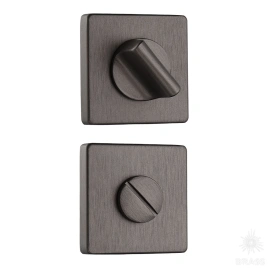 Brass Накладка с поворотной кнопкой RO11W6 ELX1 ROSET брашированный графит