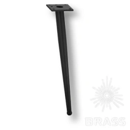 Brass Опора мебельная 1180 0410 Matt Black BONE матовый черный 410 мм