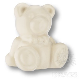 Brass Ручка кнопка детская T1 Teddy Мишка без покраски