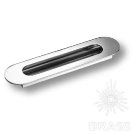 Brass Ручка врезная 1173 160MP02 глянцевый хром 160 мм