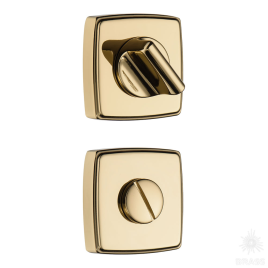 Brass Накладка с поворотной кнопкой RO13W6 GL ROSET глянцевое золото