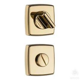 Brass Накладка с поворотной кнопкой RO13W6 GL ROSET глянцевое золото