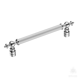 Brass Ручка скоба 25123-005-16-192 латунь глянцевый хром 192 мм