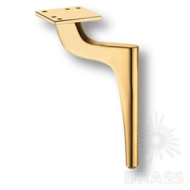 Brass Опора мебельная 1460 0200 Gold ZARIF глянцевое золото 200 мм