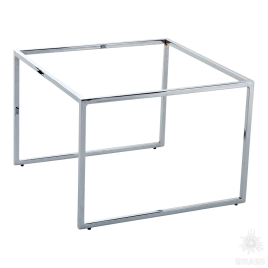 Brass Опора мебельная резная KAX-0140-0350-A01 глянцевый хром