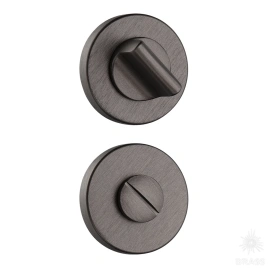 Brass Накладка с поворотной кнопкой RO12W6 ELX1 ROSET брашированный графит