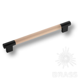 Brass Ручка рейлинг 9404-617 дерево/черный 192 мм