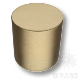 Brass Ручка кнопка 8161-020 матовая латунь