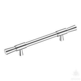 Brass Ручка скоба 2553-005-128 латунь глянцевый хром 128 мм