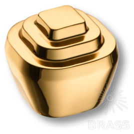 Brass Ручка кнопка 4180 016MP11 глянцевое золото