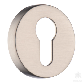 Brass Накладка с цилиндрическим отверстием для ключа RO12Y NBM ROSET матовый никель