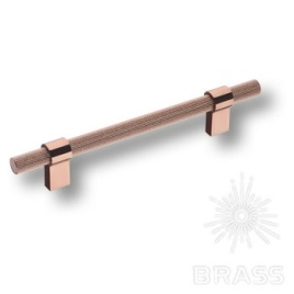 Brass Ручка рейлинг 8774 0128 RS-RS розовое золото 128 мм