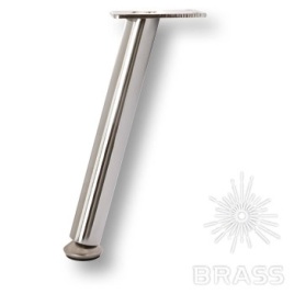 Brass Опора мебельная резная KAX-0068-0180-A01 глянцевый хром 180 мм