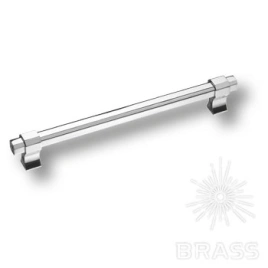 Brass Ручка скоба 8720 0192 CR-CR глянцевый хром 192 мм