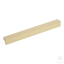 Brass Ручка накладная 1739 0224 ELX5 брашированная латунь 224 мм