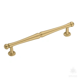 Brass Ручка скоба BU 026.128.17 брашированное золото 128 мм